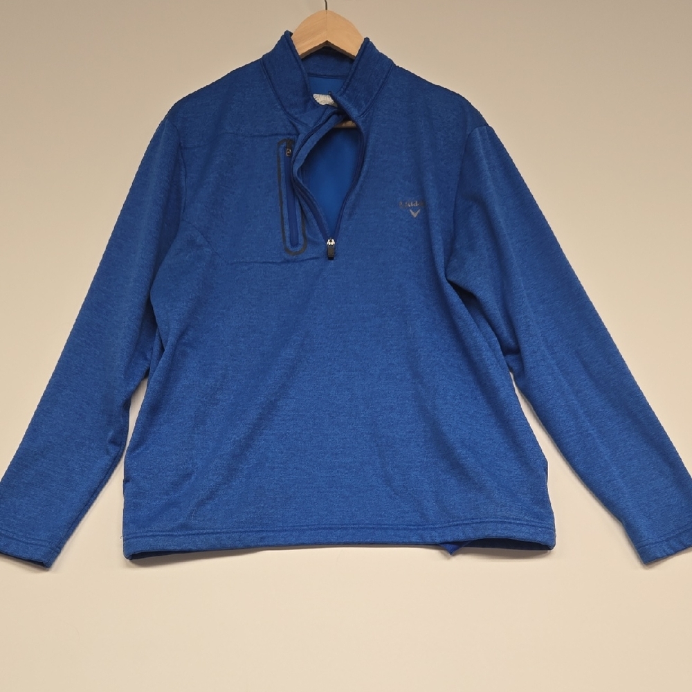 Callaway Royal Blue Quarter-Zip Pullover